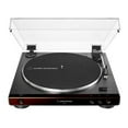 thumbnail image 1 of Audio-Technica AT-LP60X-BW Fully Automatic Belt-Drive Stereo Turntable – Brown, 1 of 3