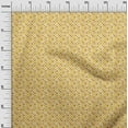 thumbnail image 3 of oneOone Cotton Poplin Dark Mustard Fabric Hearts Print Sewing Craft Projects Fabric Prints By Yard 56 Inch Wide, 3 of 5