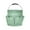 Green, variant on Foldable Picnic Basket - 17L Portable Outdoor Storage Basket for Beach, Park & Camping - Insulated Cooler Compartment & Removable Shoulder Strap(Green)