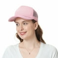 thumbnail image 6 of Toptie 5 Panel Trucker Hat Mesh Back Snapback Hat with Braid for Men & Women-Kelly Green, 6 of 8