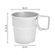 thumbnail image 2 of Juego de 3 tazas de café reutilizables de acero inoxidable, apilables, aptas para lavavajillas (color aleatorio), 2 of 5
