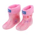 thumbnail image 2 of Niños Niño y niña Botas de agua de dibujos animados encantadores Botas de lluvia impermeables Zapatos antideslizantes sin cordones Longitud interior rosa 18cm Baoblaze Botas de lluvia para niños, 2 of 8