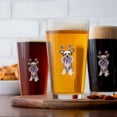 thumbnail image 4 of 4th of July Chinese Crested Celebrates Independence Day 16oz Pint Beer Glass Mug Dog Lover Beer Glasses Cup - 12010, 4 of 5