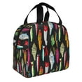 thumbnail image 2 of Honeii Colorful Fishing Lures Print Lunch Bag Women, Lunch Box Lunch Bag for Women Adult Men, Small Leakproof Cute Lunch Tote Large Capacity Reusable, 2 of 8