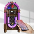 thumbnail image 6 of Arkrocket Taurus II Retro Jukebox, Bluetooth, Vinyl/CD/USB/SD, Dark Oak,AR01-02PH, 6 of 10