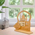 thumbnail image 4 of Wooden Calendar Reusable 30 Days Calendar Table Decoration Creative Gift for Home Office, 4 of 7