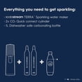thumbnail image 4 of SodaStream Terra Sparkling Water Maker with Extra CO2 Cylinder and Carbonating Bottle. Turns water into sparkling water in seconds, has elegant matte finish, slim silhouette, ergonomic design, dis..., 4 of 11