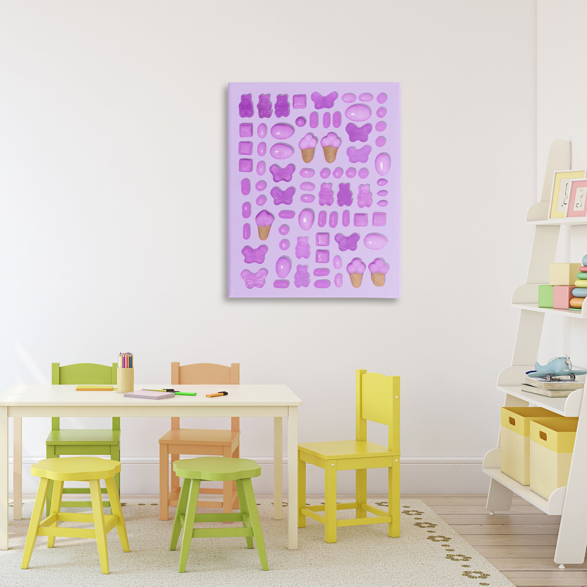 Stupell Industries Lilac Purple Toned Candies Canvas Wall Art, design by LISH Creative