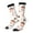 2 Black-1, variant on Milk Tea Print Adult Socks for Men & Women,Calf Socks, Ankle Socks,Boots Socks,Breathable Casual Sock,Unisex Crew Socks