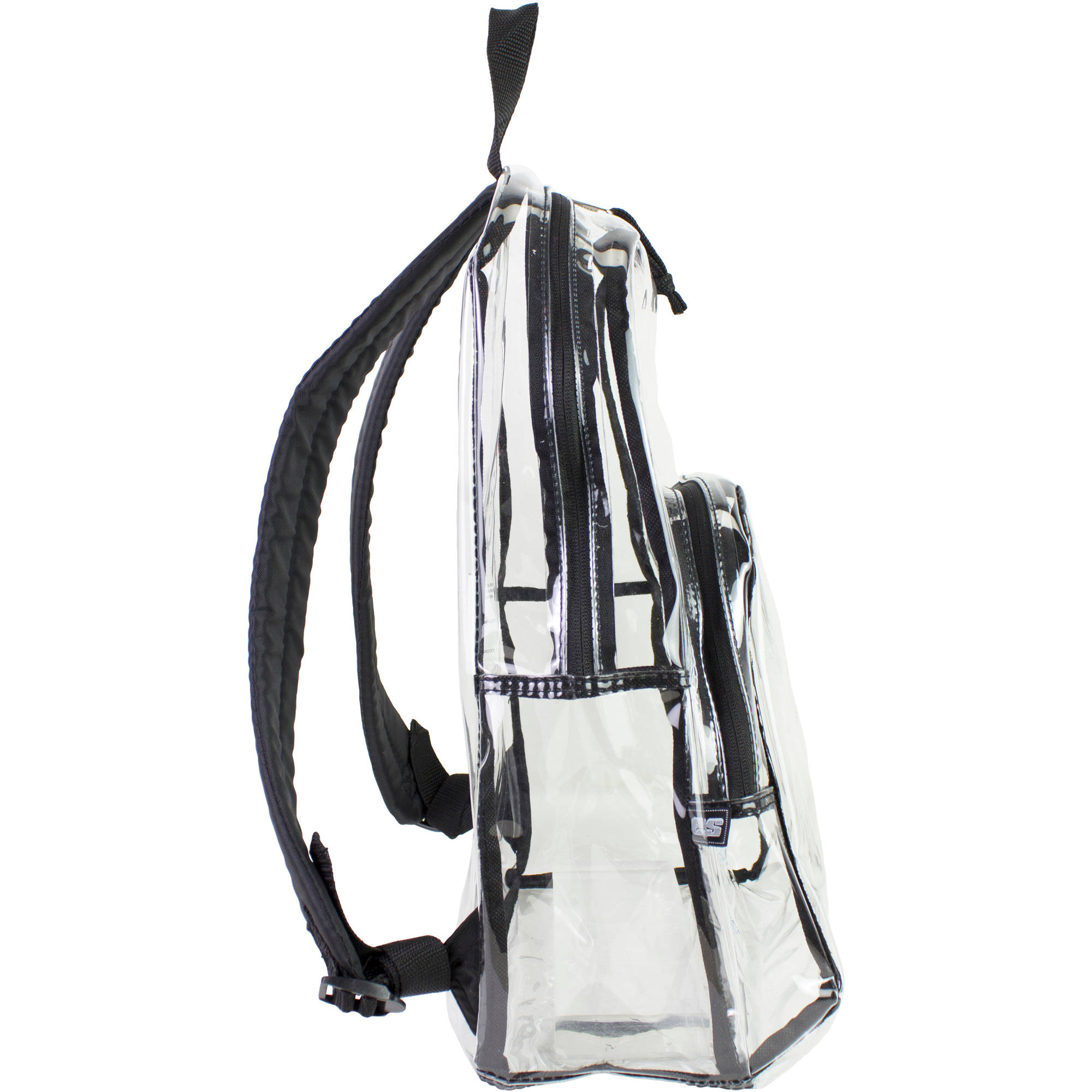 Eastsport Clear Backpack with Front Pocket and Adjustable Padded Shoulder Straps - image 3 of 4