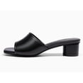 thumbnail image 2 of Women Mesh Slip-On Sandals — Square-Toe, Open-Toe, Block-Heel Slides, 2 of 3