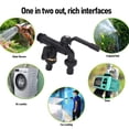 thumbnail image 3 of Robinet d'Eau Double Extérieur 3/4 Po, Robinet d'Eau Double Extérieur de Remplacement Résistant au Gel pour Jardin, 3 of 7