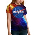 thumbnail image 6 of NASA T-Shirts for Boys Girls, Kids 3D Print Short Sleeve, Unisex Crew Neck Tee Shirts for Youth, 6 of 9