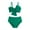 Dark Green, variant on GYRATEDREAM Girls Swimsuits Two Piece Cute Bow swimsuit Tankini Set 2 Piece Bathing Suits Rashguard Set for 8-10 Years