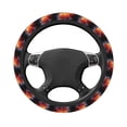thumbnail image 3 of Fotbe Sunset Surfing Silhouette for Steering Wheel Cover Universal 15 in Car Accessories for Men Women,Steering Wheel Protector Comfortable Protective Case for SUV Sedan Decor, 3 of 8