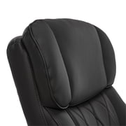 La-Z-Boy Sutherland Office Chair with Padded Arms Jet Black