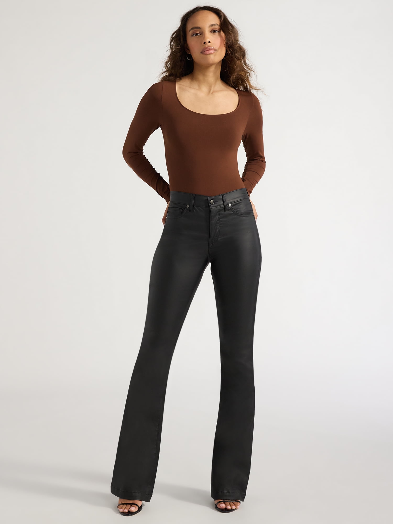 Sofia by Sofia Vergara Women's and Women's Plus Melisa Flare High Rise Jeans, 30.5", 32.5" and 34.5" Inseams, Sizes 0-28