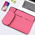 thumbnail image 6 of Blasgw Computer Bag Inner Bag 14.1 Inch Inner Bag Casual Men's And Women's Business Shoulder Bag Office Leisure Lightweight Laptop Bag Pink, 6 of 7