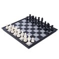 thumbnail image 4 of Juego de ajedrez internacional, tablero de ajedrez plegable, práctico e interesante juego de ajedrez magnético para viajes y entretenimiento, 4 of 12