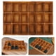 thumbnail image 4 of Organizador de cajones de madera con 18 compartimentos para guardar cinturones, corbatas, sujetadores, calzoncillos, calcetines, ropa interior, joyas y llaves, 4 of 7