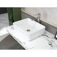 thumbnail image 2 of MEJE Lavabo Rectangular Baño 19x15", Cerámica Blanco, Encimera, 2 of 5