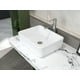 thumbnail image 2 of MEJE Lavabo Rectangular Baño 19x15", Cerámica Blanco, Encimera, 2 of 5