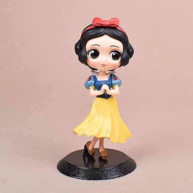 Disney Anime princesa Ariel Rapunzel Cenicienta sirena Anna Elsa Bella Sofía Blancanieves figuras de acción de juguete niñas muñeca