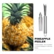 thumbnail image 4 of Pelador de piña de acero inoxidable (6 unidades), útil para el hogar (plateado), 4 of 7