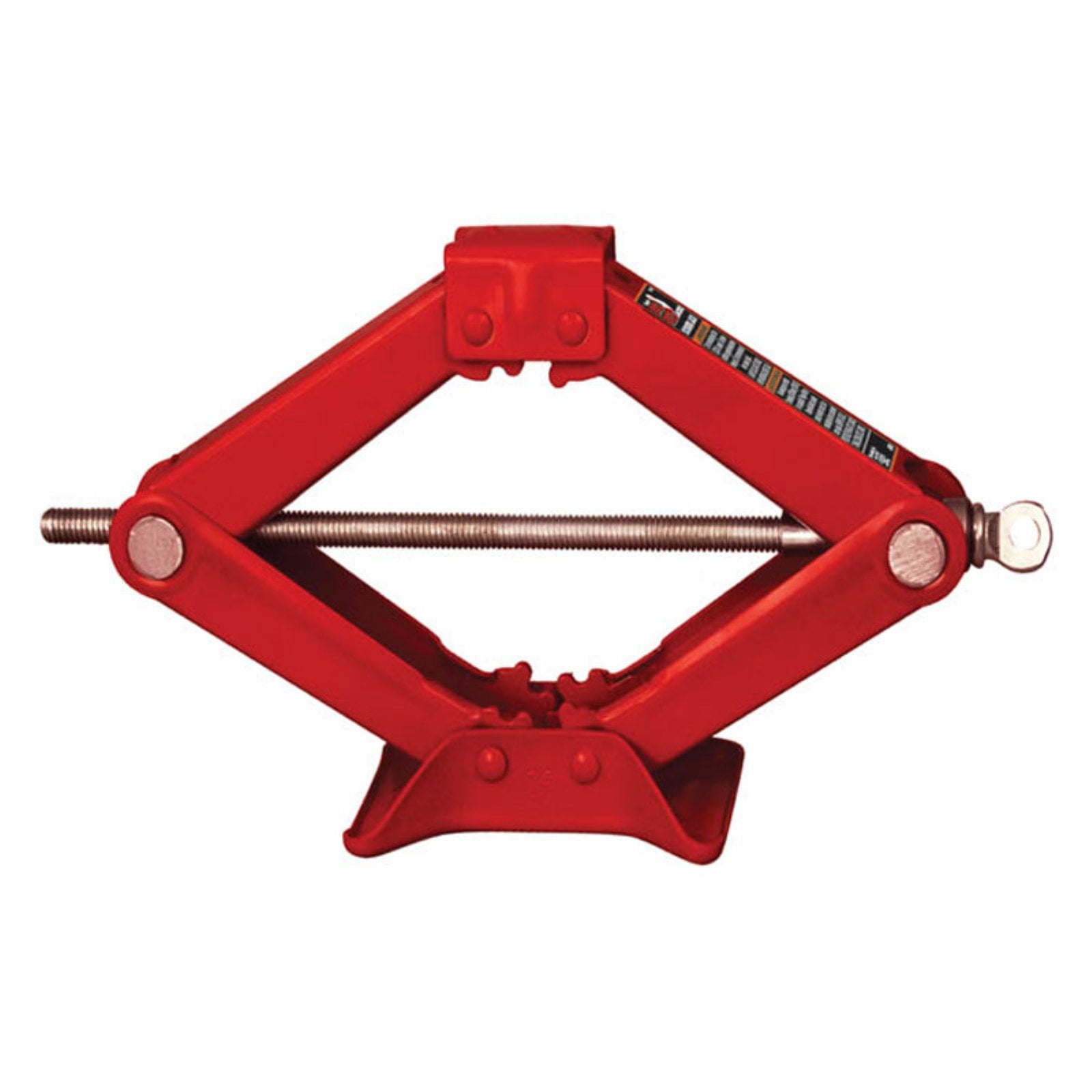3,000 lb Torin Big Red Steel Scissor Jack 1.5 Ton Capacity 