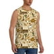 thumbnail image 2 of Fotbe Wild West Cowboy Men's Camiseta sin Mangas Estampada para Hombres, Playera Casual para Gimnasio, Entrenamiento, Playa-X-Large, 2 of 7