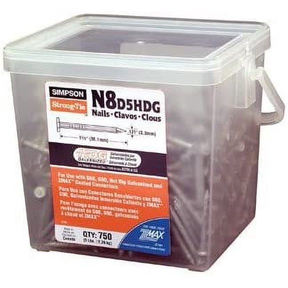 Simpson Strong-Tie Hdg Nails 1-1/2" L 10 Ga Galvanized
