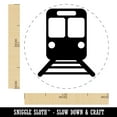 thumbnail image 2 of Train Tram Rail Railway Station Icon Self-Inking Rubber Stamp Ink Stamper - Fuchsia Ink - Medium 1 Inch, 2 of 7