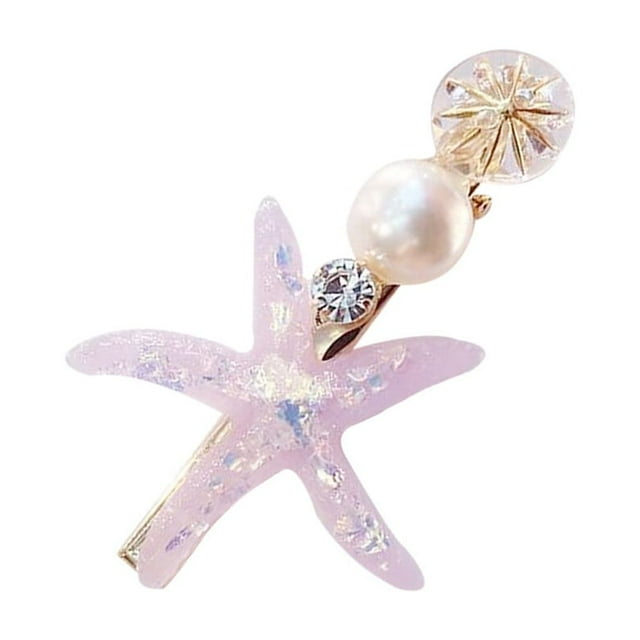 Faux Perle Étoile Cheveux Épingle Femmes Filles Strass Barrette Bang Clip Épingle à Cheveux Partie Cheveux Accessoire