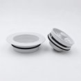thumbnail image 3 of Colador para desagüe GZILA con brida decorativa blanca de 8.9 cm compatible, 3 of 6