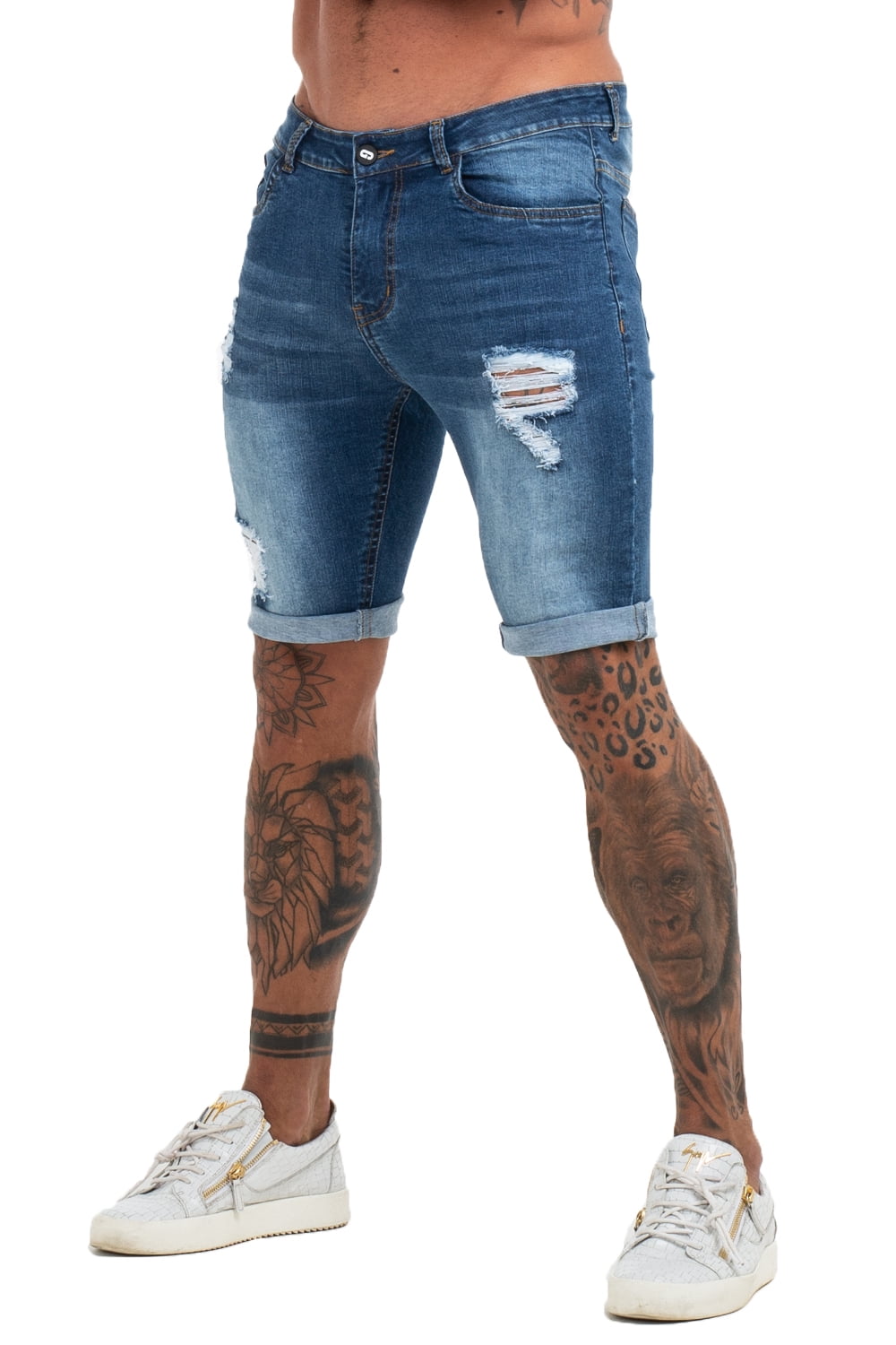 Ripped Short Jeans Casual Denim Shorts 