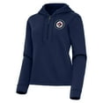 thumbnail image 2 of Women's Antigua  Navy Winnipeg Jets Contemporary Quarter-Zip Hoodie, 2 of 3