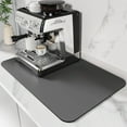 thumbnail image 1 of GFDYREE Coffee Mat Coffee Bar Mat - Hide Stain Absorbent Rubber Backed Quick Drying Mat Fit Under Coffee Maker Espresso Machine - Coffee Bar Accessories Kitchen Counter Dish Drying Mat, 19"x, 1 of 7
