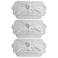 thumbnail image 1 of 3pcs Aluminum Foil Pan with Lids Rectangle Baking Pans Heating Tinfoil Pots, 1 of 8