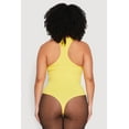 thumbnail image 5 of Womens Plus Size Ribbed Notch Neck Tank Bodysuit, 5 of 5