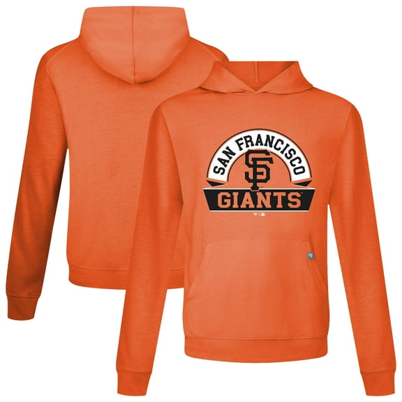 Men's Levelwear Orange San Francisco Giants Relay Banner Arch Pullover Hoodie