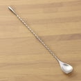 thumbnail image 6 of HONMEET Stainless Steel Cocktail Bar Spoon with Twisted Handle, Professional Mixology Stirrer for Home and Bar Use, 6 of 9
