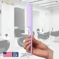 thumbnail image 2 of 61 XL Rat Tail Combs Wide Tooth Comb Detangling Hair Styling Coarse Hair Foiling Thick Back Parting Combs Hairstylist Combs For Women Made In USA 3 Pc. (Lavender), 2 of 5