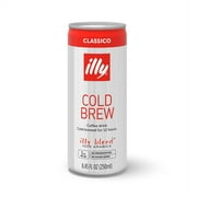 illy Ready-to-Drink Cold Brew Coffee, 8.5 fl oz Cans, 12 Pack – Chilled coffee convenience