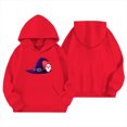 thumbnail image 4 of Weebloom Kids Halloween Hoodies For Boys Girls Cute Graphic Fleece Toddler Hoodie Pullover Tops With Pocket,Size 4-14 Y, 4 of 4