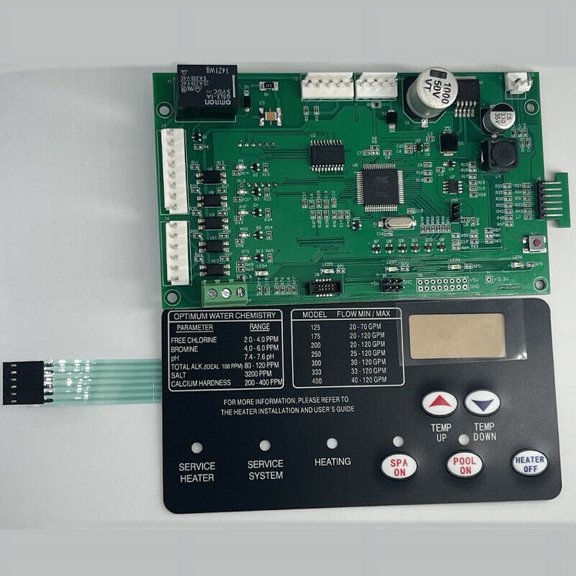 For Pentair MasterTemp NA/LP Control Board Kit w/ 472610Z Switch Pad 42002-0007S