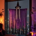 thumbnail image 4 of 1 Pcs Hanging Halloween Skeleton Ghosts Outdoor Decoration, Grim Reapers for Best Halloween Outdoor Decorations, Haunteds House Prop, Party Supplies (Purple), 4 of 8