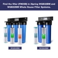 thumbnail image 2 of iSpring Whole House Water Filter Cartridge, Iron & Manganese Reducing Water Filter Whole House, 4.5" x 20", Model: FM25B, 2 of 7
