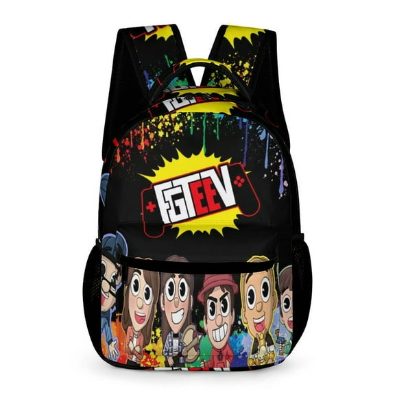 16.2In FGTee-V Backpack with Front Pocket Cartoon Backpacks Travel Laptop Daypack Bags For Men Women
