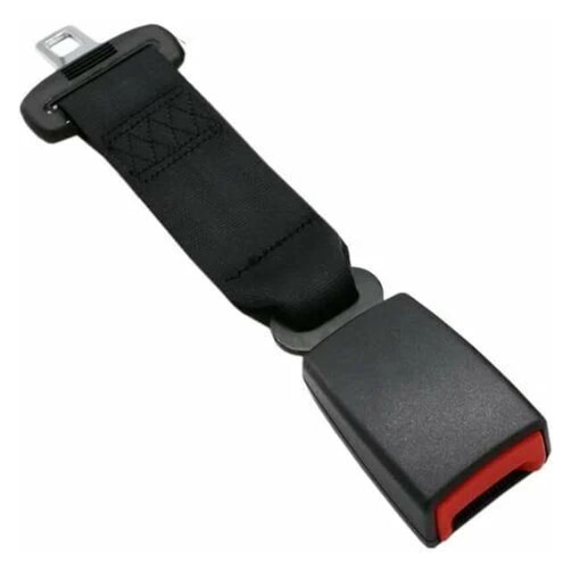 Laklulu Extensor de cinturón de seguridad de coche 29 CM Correa de cinturón Ajustador de tensión Cinturón de seguridad de coche Cinturón auxiliar de seguridad Cinturón de seguridad de maternidad