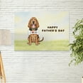 thumbnail image 2 of Cute Bloodhound Loves Dad Happy Father's Day Horizontal Matte Canvas Poster Dog Lover Wall Art Home Decor - 12008, 2 of 5